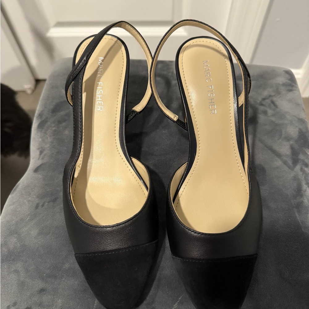 Marc Fisher LAYNIE BLOCK HEEL PUMP